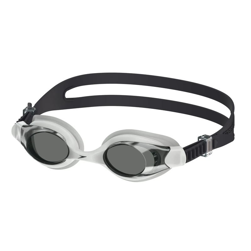 Speedo Adult Swim Goggles Hydrosity - Clear, Black and Yellow - Adjustable Fit - Swimming