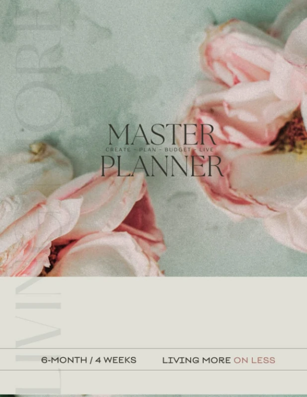 BUDGET PLANNER Another Budget MASTER PLANNER: 6-Month Lifestyle and Budget Calendar Planner for Daily, Weekly, Monthly Planning and Budgeting