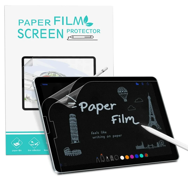 PYS (2 Pack) Like Paper Screen Protector for iPad mini 6 7 (A17 Pro) 8.3 inch Matte PET Protective Film for Drawing Writing Note Taking Anti Fingerprint Anti Glare Feels Like on Paper