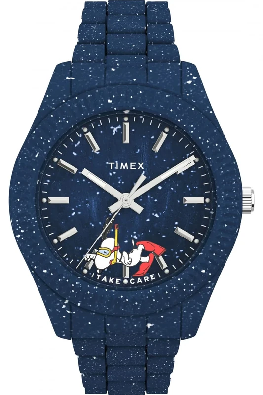 Timex Unisex Analogue Watch Waterbury Legacy Ocean x Peanuts