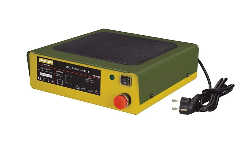 Proxxon CNC-Control Unit CU 4 (for CNC Lathing/Milling Machines with up to 4 Axis, No Software Binding, Surface 330 x 300 mm) 24900