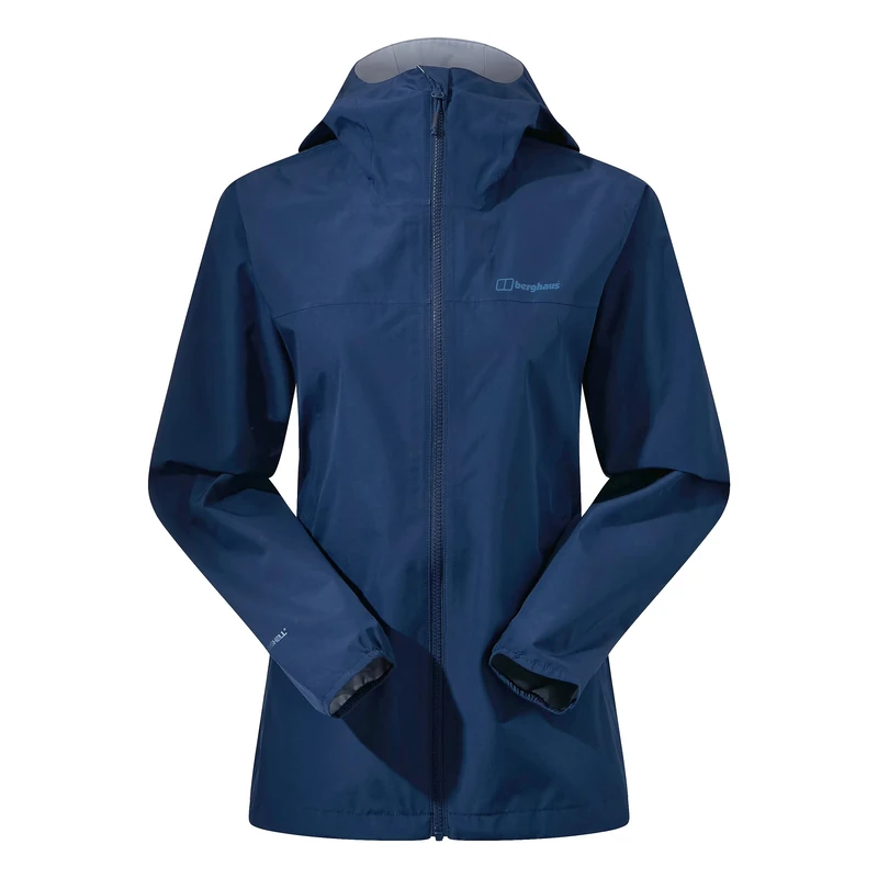 Berghaus Deluge Pro 3.0 Shell Rain Jacket | Breathable Coat | Durable | Waterproof | Adjustable Jacket, Dusk, 10