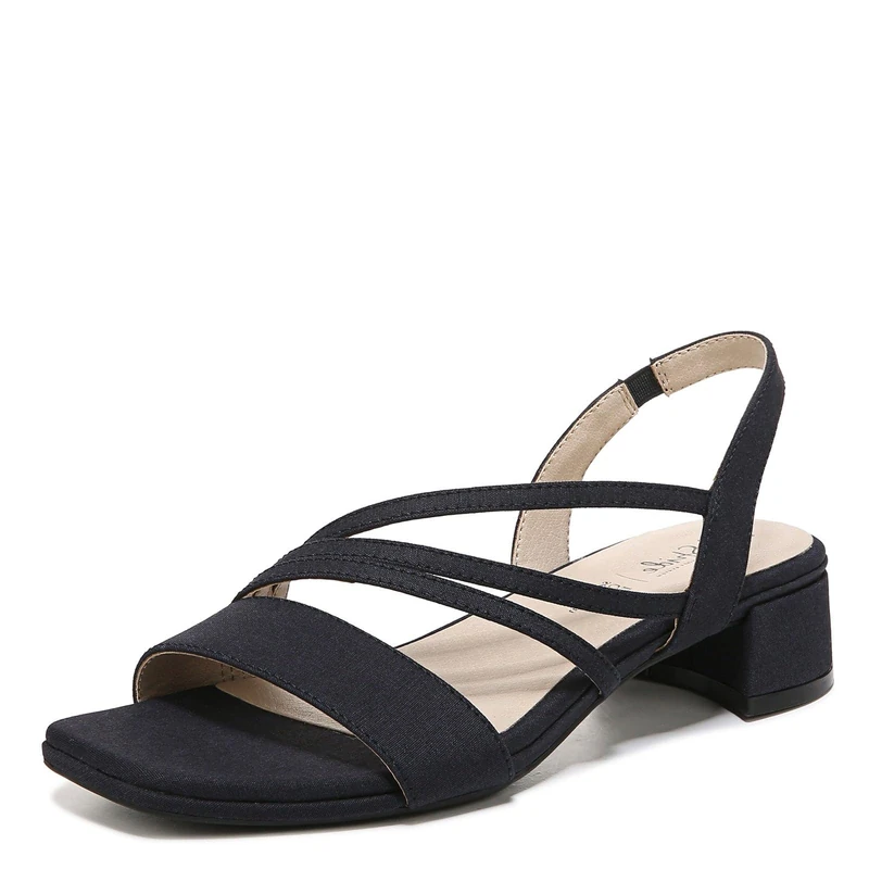 LifeStride Women's Joy 2 Strappy Sandal Heeled, Lux Navy, 6 UK