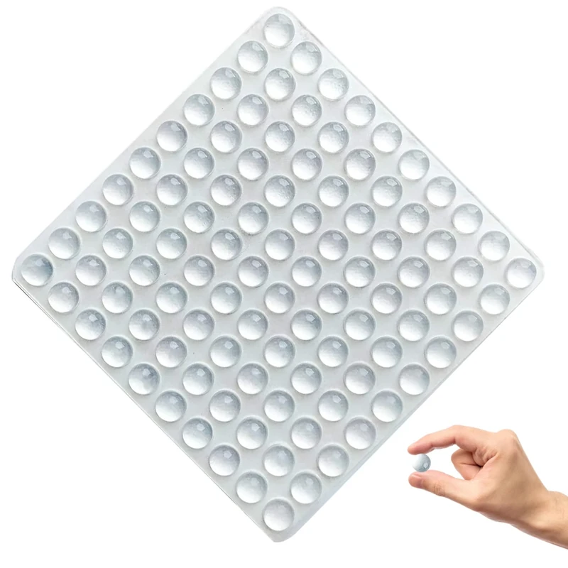 Silicone Door Bumpers,6x2mm Mini Buffer Furniture Pads,Rubber Feet Bumper Pads,Clear Adhesive Door Bumpers Protector Furniture Door Drawers for Furniture Glass Tables Crafts Wall Protectors (100pcs)