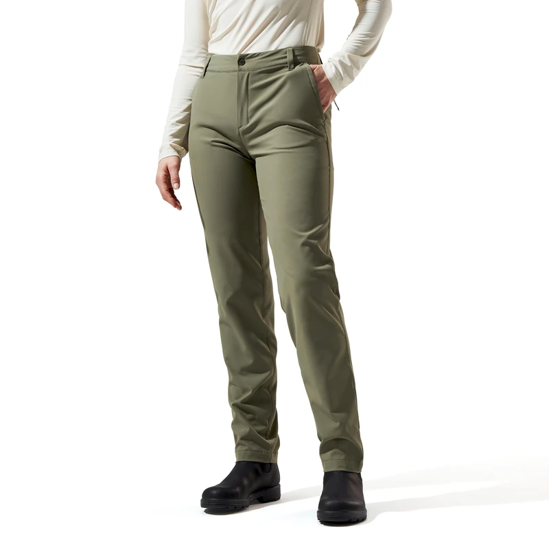 Berghaus Women's Everyday Versatile Walking Hiking Pant, Dusty Olive, 16 Regular (31 Inches)