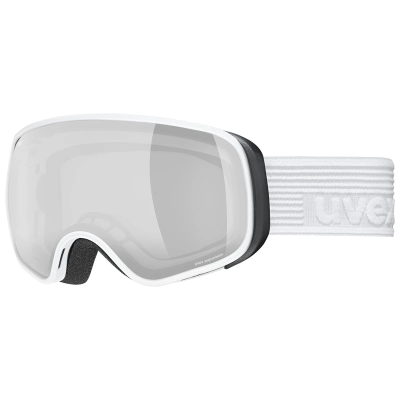 Uvex Unisex-Kids, scribble FM sph ski goggles, white/silver-clear, one size