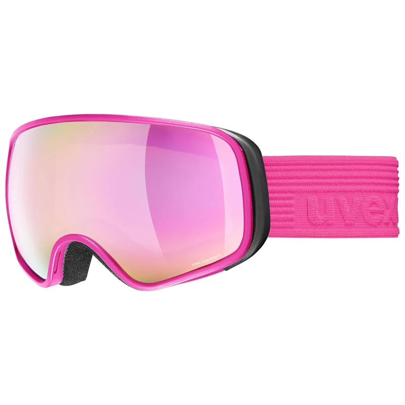 Uvex Unisex-Kids, scribble FM sph ski goggles, pink/pink-clear, one size