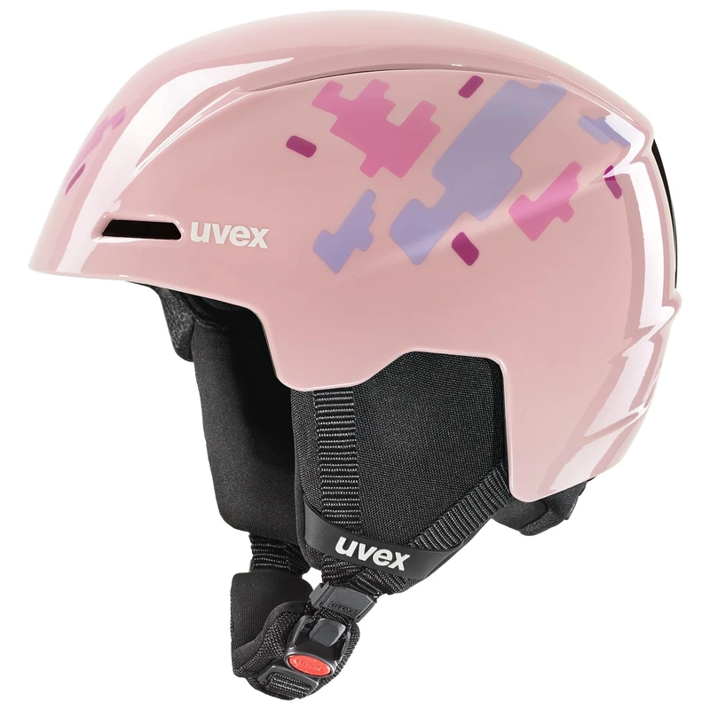 uvex Unisex-Kids, viti ski helmet, pink puzzle, 46-50 cm