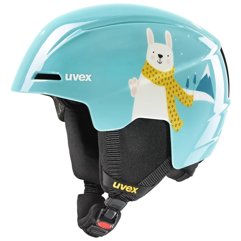 uvex Unisex-Kids, viti ski helmet, turquoise rabbit, 46-50 cm