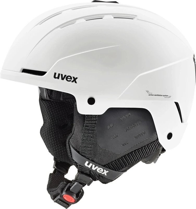 uvex Unisex-Adult, stance ski helmet, white matt, 58-62 cm