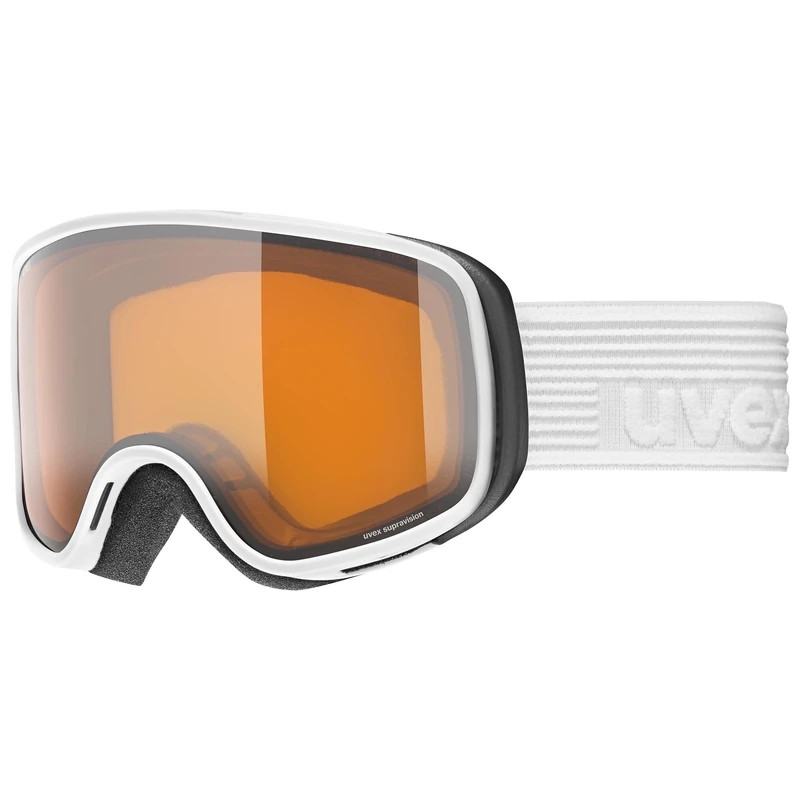 Uvex Unisex-Kids, scribble LG ski goggles, white/lasergold-clear, one size