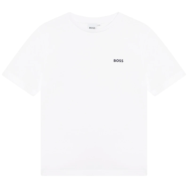 BOSS Boys Small Logo T-Shirt Junior White 16 Years