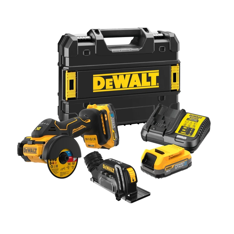 Dewalt - 76mm XR 18V 1.7Ah Li-Ion Brushless Grinder - DCS438E2T-QW