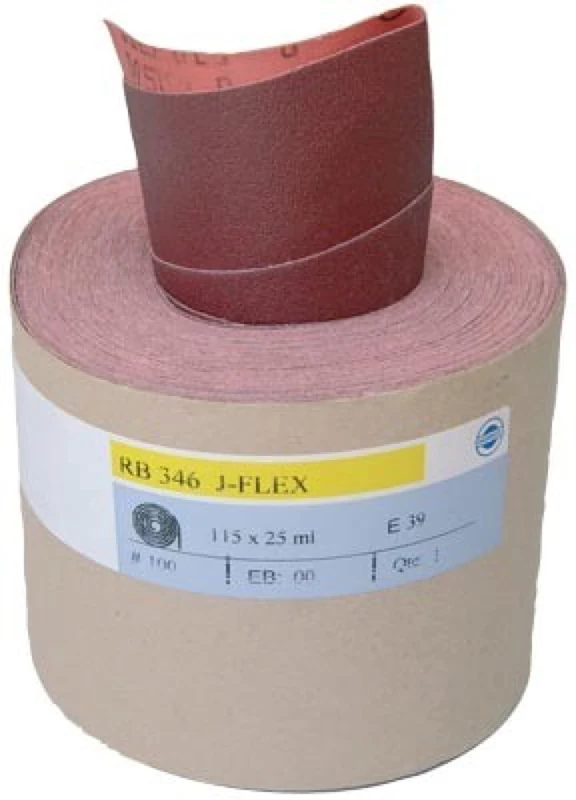 Hermes 6154491 Abrasive Cloth Roll Rb 346 J-Flex Grit 60 115 x 25 m - Image 1