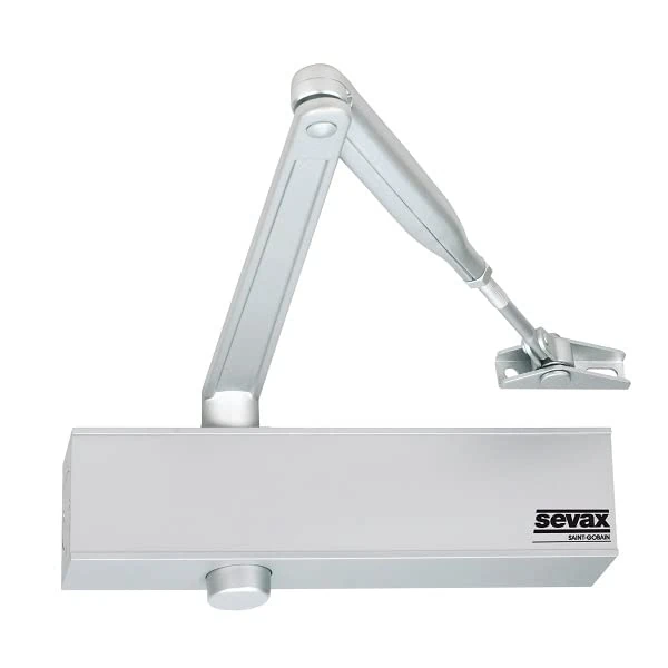 Sevax ESV7183 Door Closer with Compass Arm F2 to 5 Silver