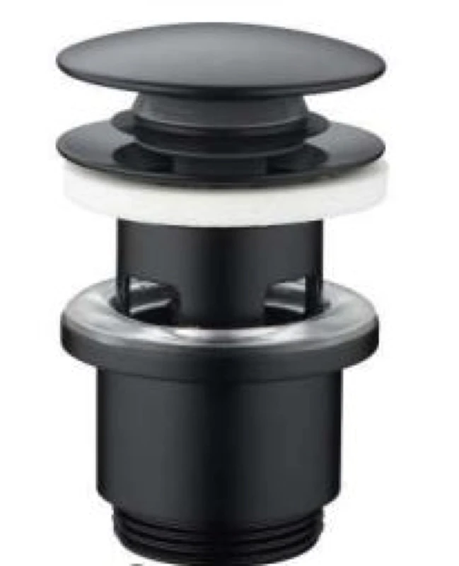 THERMADOR SA PLO01856 Bondor Metal Click-Clack Plug with Black Overflow