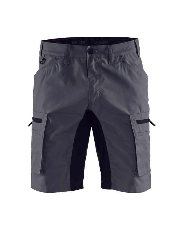 BLAKLADER WORKWEAR FEST2477 Short Maintenance Blaklader Stretch T.42-Medium Grey/BLACK-144918459699-42