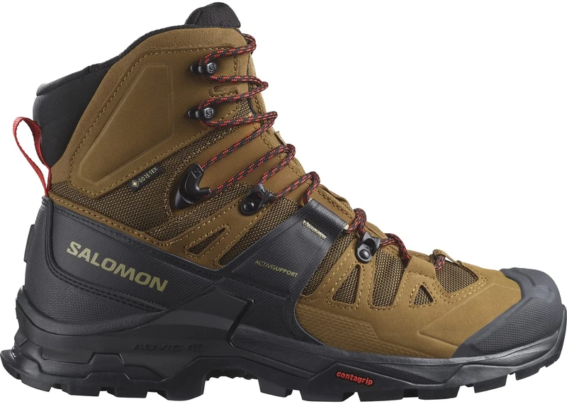 SALOMON Men, Rubber Black Fiery Red, 13.5 UK - Image 1