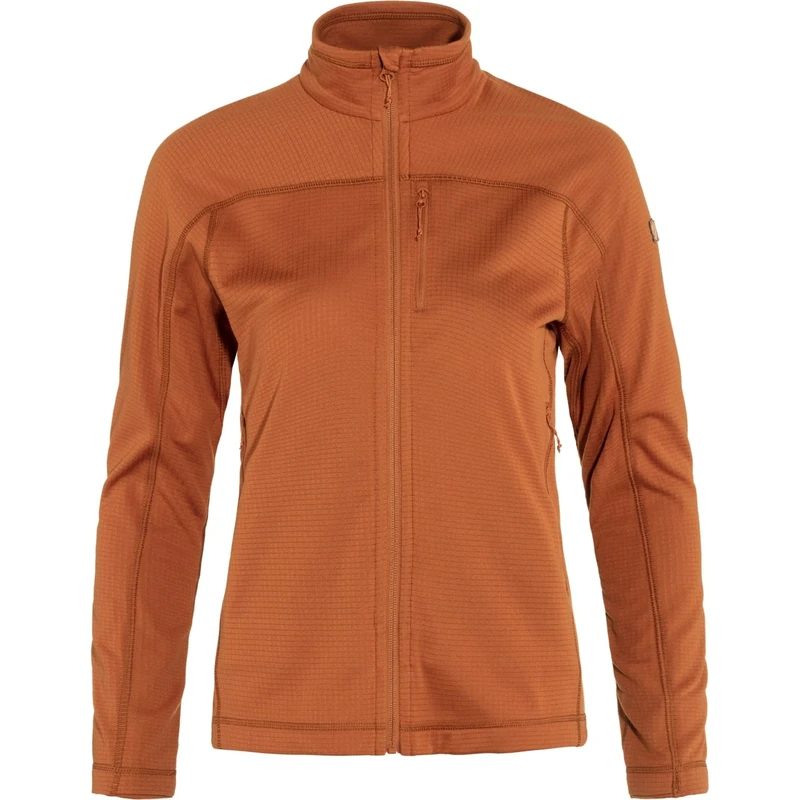 Fjallraven 87142-243 Abisko Lite Fleece Jacket W Jacket Women's Terracotta Brown Size L