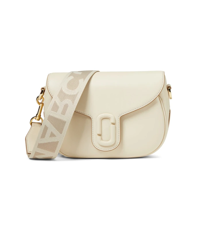 MARC JACOBS Women's The Large Saddle Bag, Cloud White