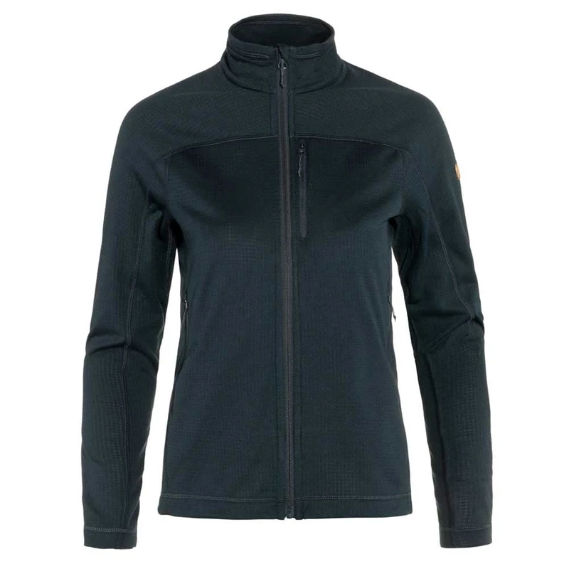 Fjallraven 87142-555 Abisko Lite Fleece Jacket W/Abisko Lite Fleece Jacket W Jacket Women's Dark Navy Size M