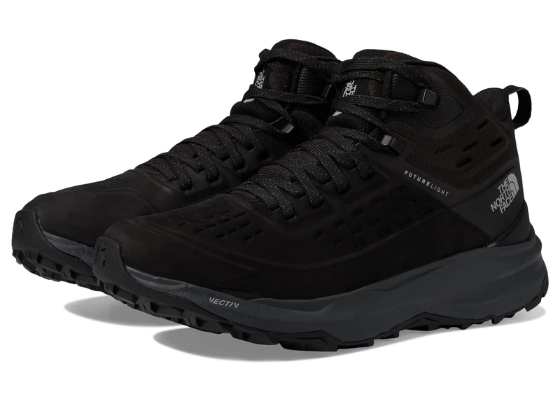 The North Face NF0A7W4XNY71 M VECTIV EXPLORIS 2 MID FUTURELIGHT LTHR Men TNF BLACK/VANADIS GREY UK 10
