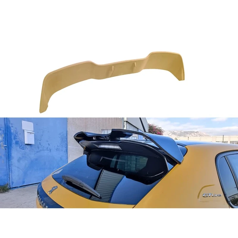 Motordrome Roof spoiler compatible with Peugeot 208 II GT 5-doors 2019- (PU)