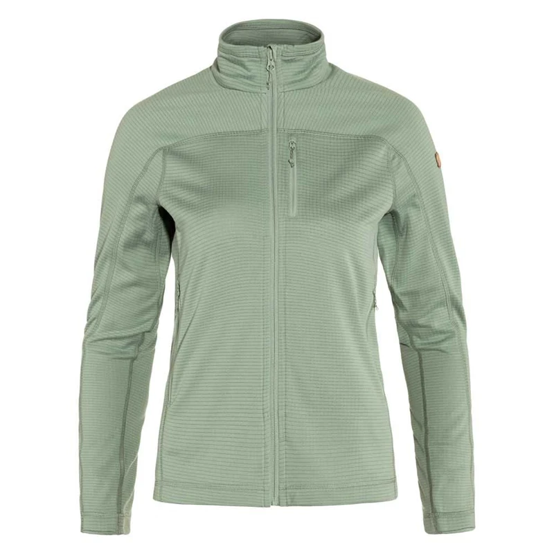 Fjallraven 87142-674 Abisko Lite Fleece Jacket W Jacket Women's Misty Green Size XXS