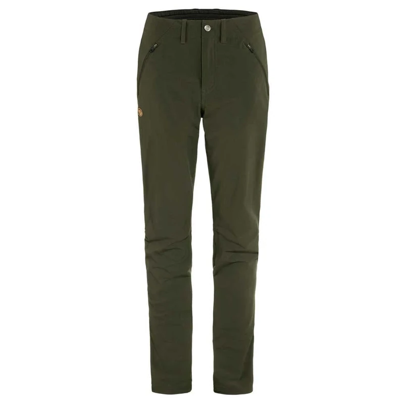 Fjallraven 87101-662 Abisko Trail Stretch Trousers W Pants Women's Deep Forest Size 42/R