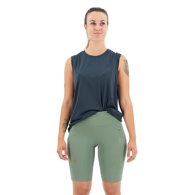Fjallraven 87138-614 Abisko Short Tights W Shorts Women's Patina Green Size L