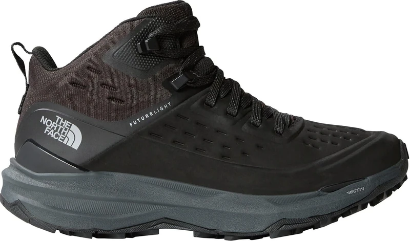 The North Face Women's Vectiv Exploris 2 Mid Futurelight Boots, Tnf Black/Vanadis Grey, 7.5