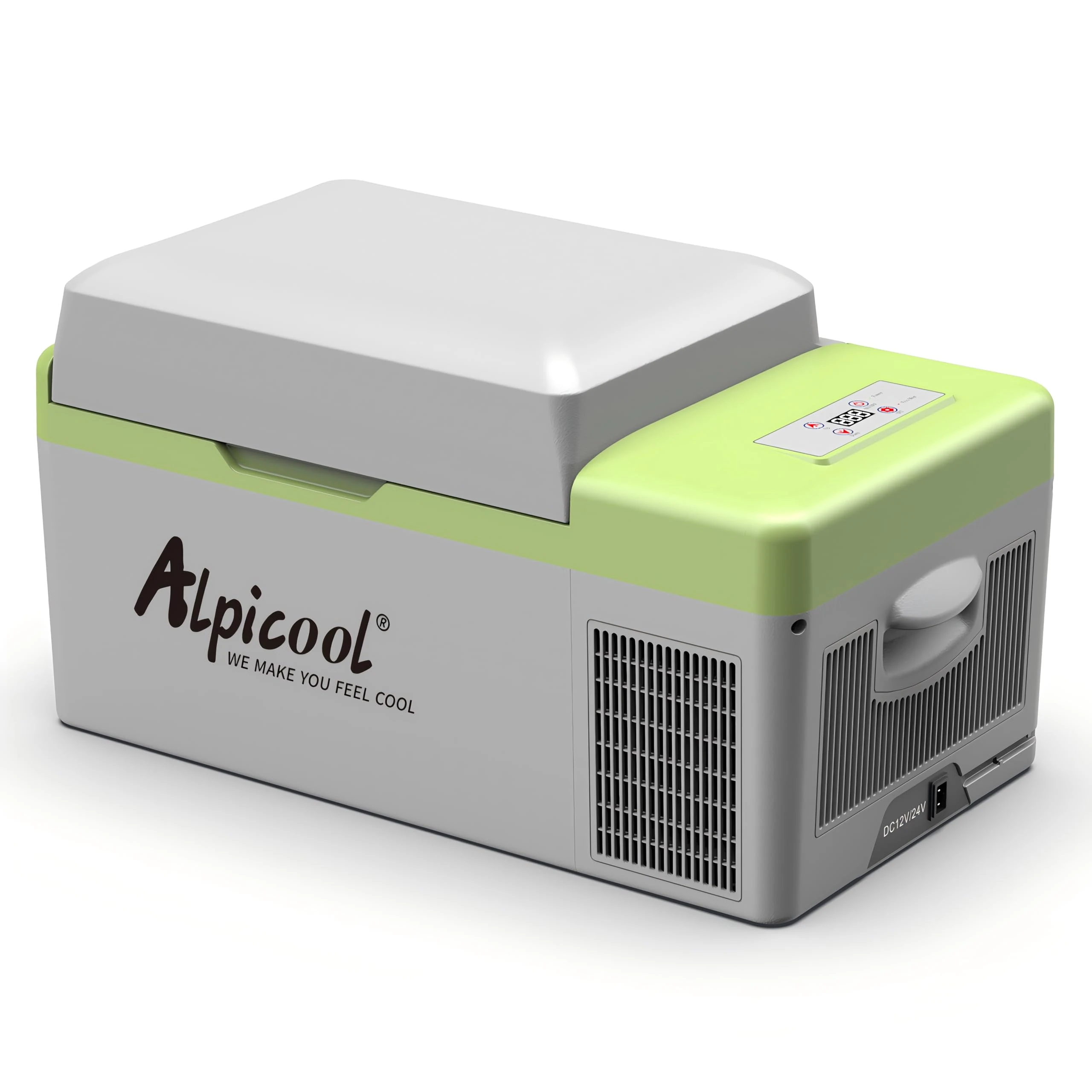 Alpicool Y20T 20L Compressor Car Fridge Freezer, DC 12v Camping Refrigerator, Portable Mini Cool Box for TruckCampervanRVBoat, -20℃ to 20℃
