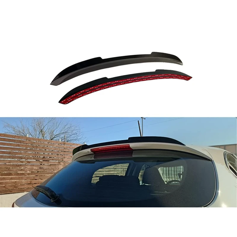 Motordrome Roof spoiler (Spoiler Cap) compatible with Alfa Romeo Giulietta 2010-2020 (ABS Glossy black)