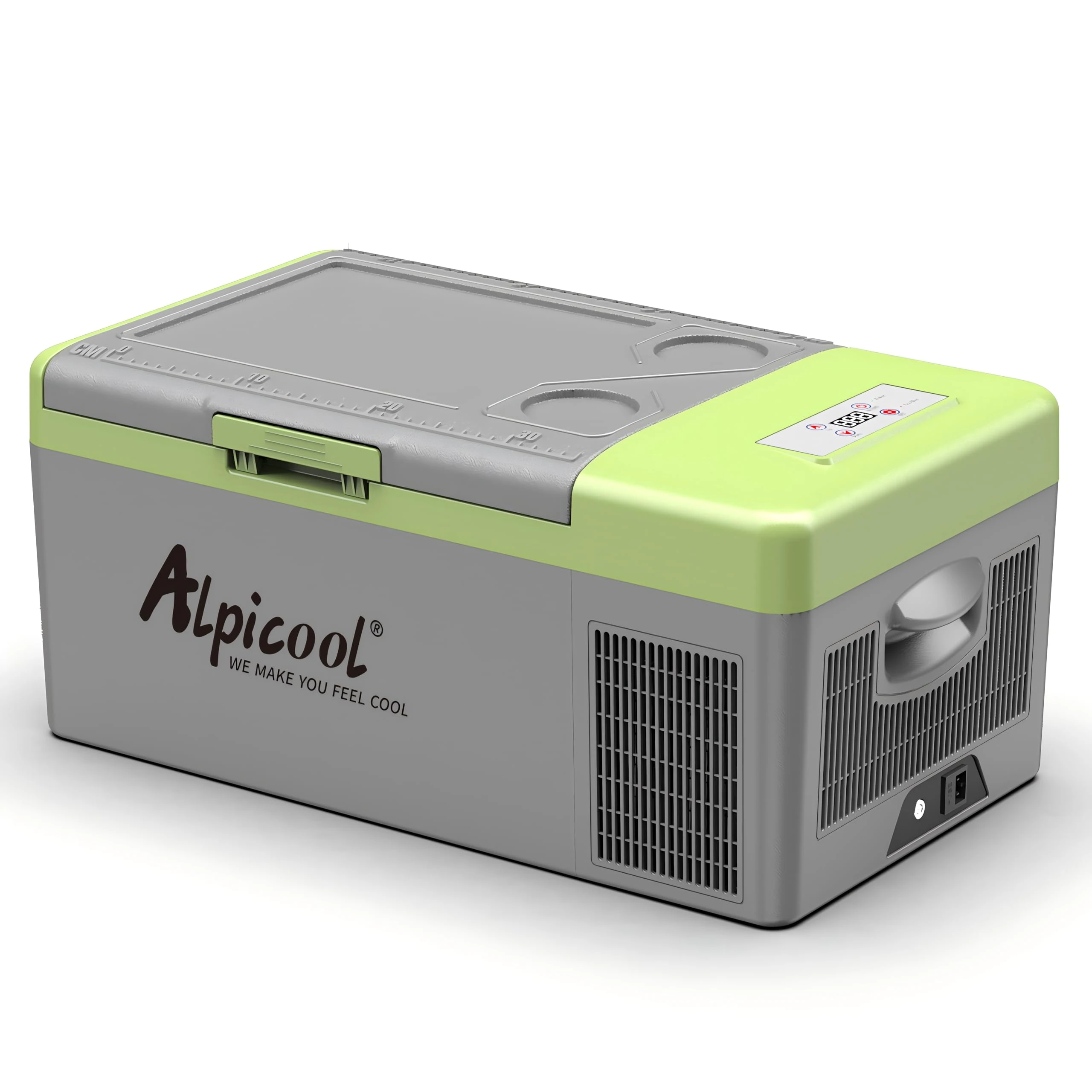Alpicool Y16T 15L Compressor Car Fridge Freezer, DC 12v Camping Refrigerator, Portable Mini Cool Box for TruckCampervanRVBoat, -20℃ to 20℃