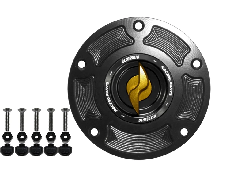 Accossato Gasoline cap with gold pawl for Ducati Streetfighter V4 (1103cc) 2022 - Image 1