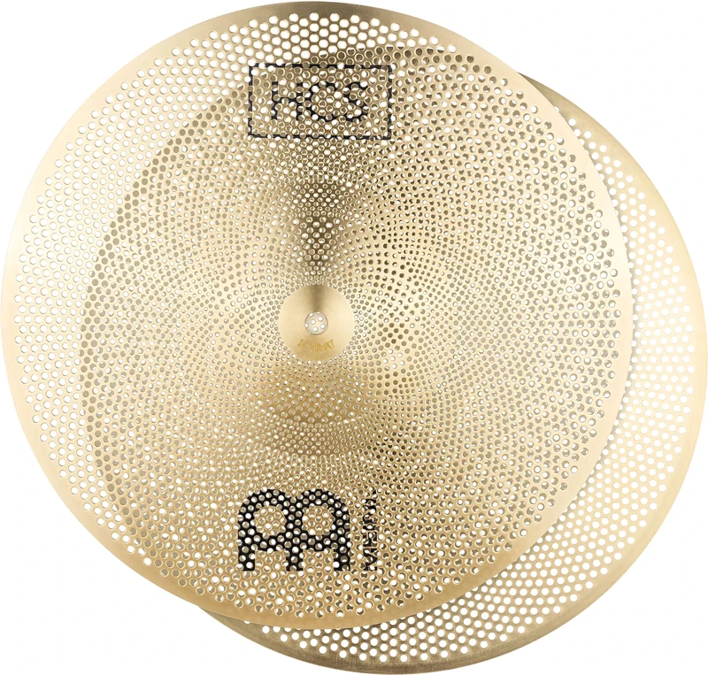 Meinl Cymbals HCS 14" Practice Hihat Cymbal Pair with Quiet Volume for Drum Set — Low Noise Durable Brass Alloy and Musical Tone, 2-Year Warranty (P-HCS14H)
