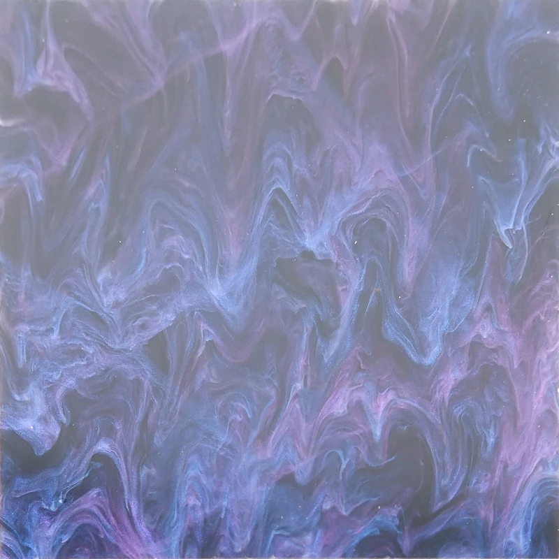 Blue/Purple Smoky Cast Acrylic Sheet, 3mm thick (1000x600mm) - Image 1