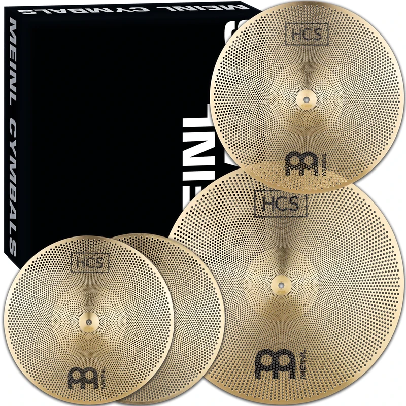 MEINL Cymbals HCS Practice Cymbal Set - 14" / 16" / 20"