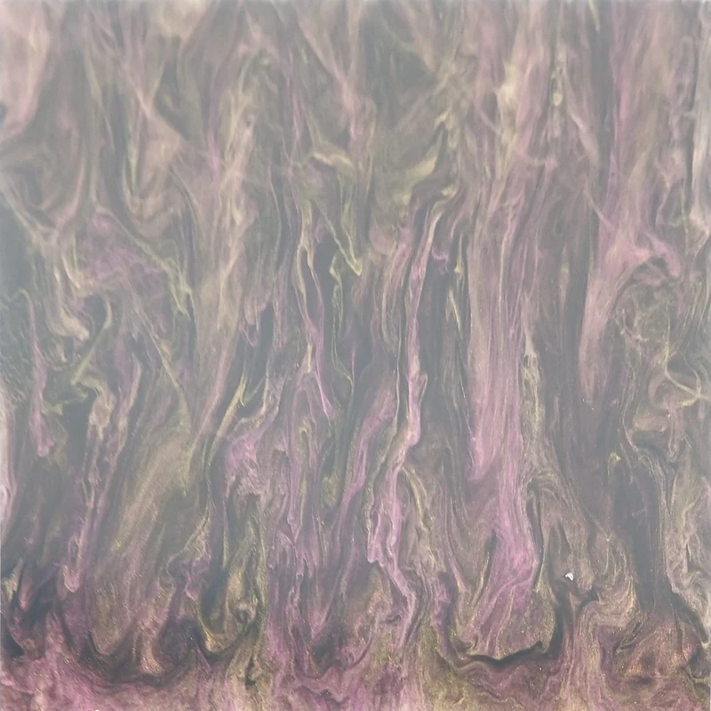 Golden Pink Smoky Cast Acrylic Sheet, 3mm thick (1000x600mm)