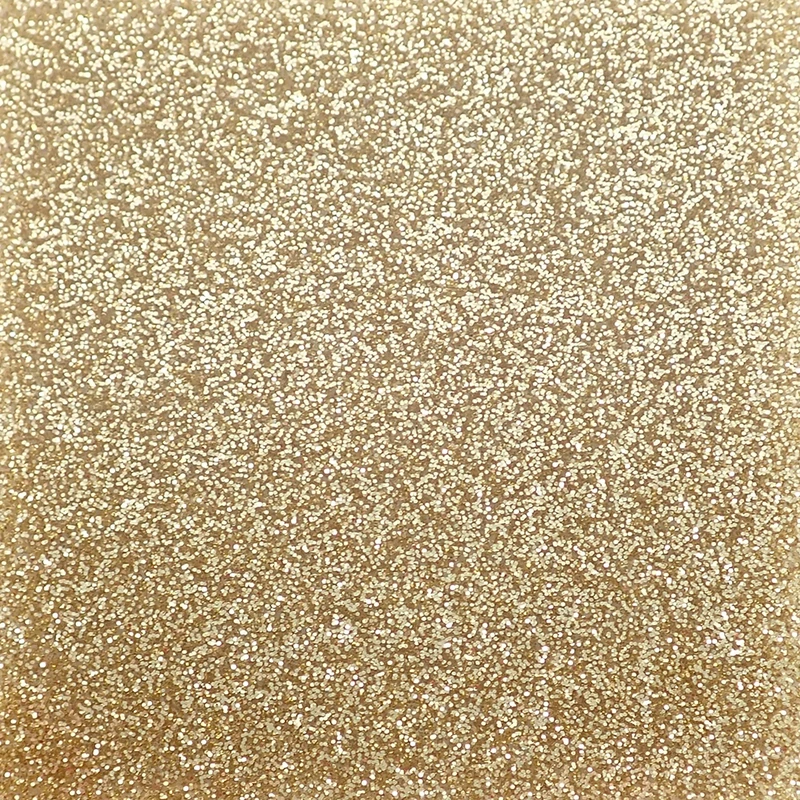 Light Gold Glitter Cast Acrylic Sheet, 3mm thick (600x500mm)