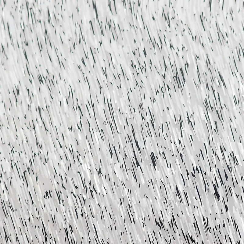 Black and White Confetti Celluloid Laminate Cast Acrylic Sheet, 3mm thick (1000x600mm)