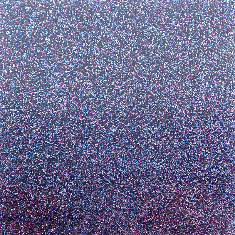 Blue Holographic Glitter Cast Acrylic Sheet, 3mm thick (600x500mm)