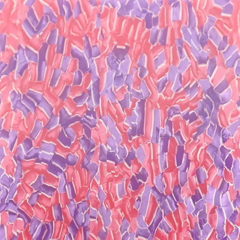 Incudo Purple Crackle Celluloid Laminate Acrylic Sheet - 1000x600x3mm