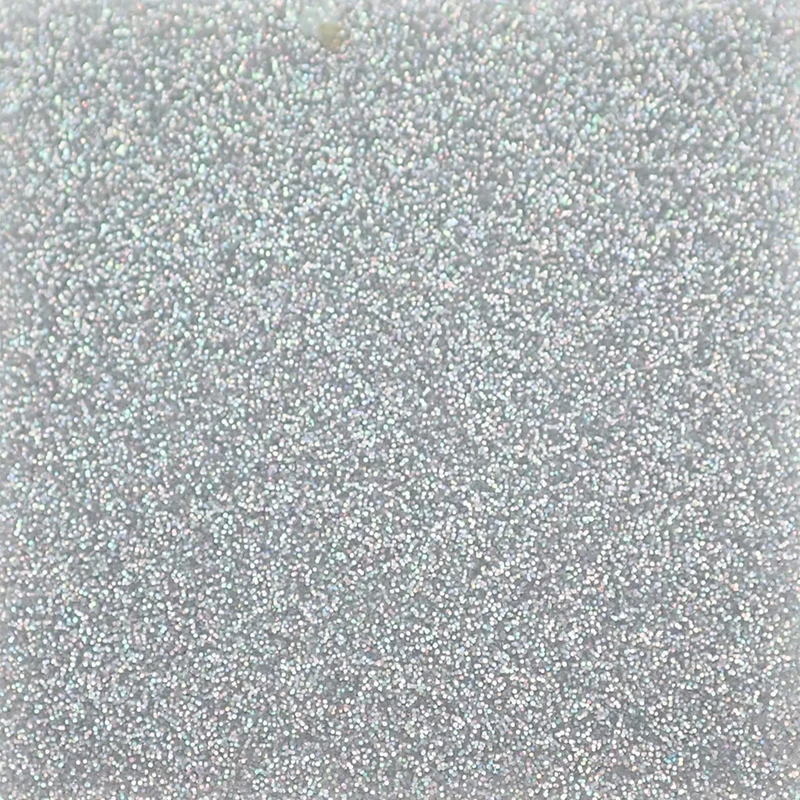 Incudo Silver Holographic Glitter Acrylic Sheet - 1000x600x3mm