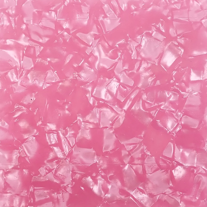 Mauve Purple Pearloid Celluloid Laminate Acrylic Sheet, 3mm thick (600x500mm)