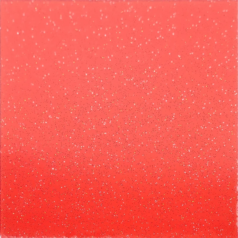 Incudo Red Transparent Glitter Acrylic Sheet - 600x500x3mm