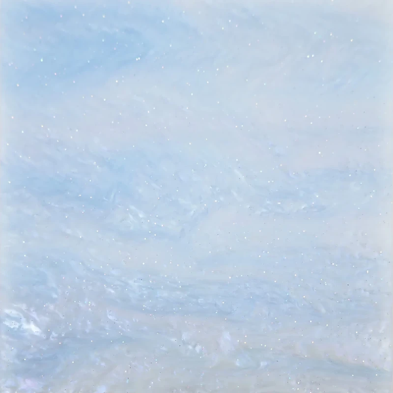 Incudo Steel Blue Glittering Smoky Acrylic Sheet - 1000x600x3mm