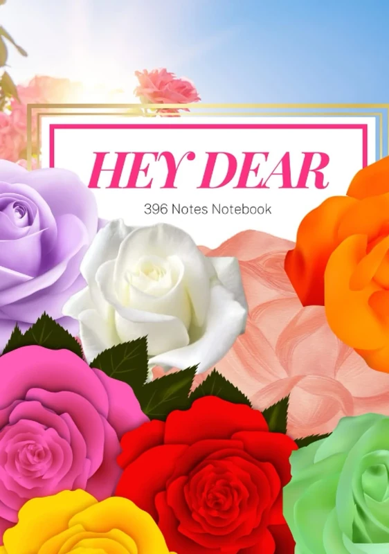 Hey Dear: 396 Notes Notebook - Image 1