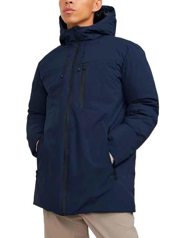 JACK & JONES Male Parka Parka, Blazer navy, M