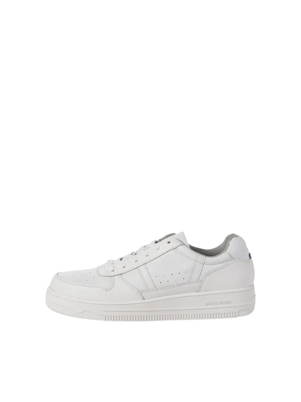 Jack & Jones Male Trainers, White Detail Leather, 6 UK - Image 1